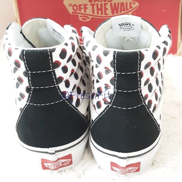 🆕Vans Sk8-Hi Reissue Americana Spotted Dots Skate Shoes 6.5 M | 8.0 W High Tops - Picture 3 of 8